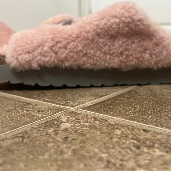 Papillio Soft Pink Furry Slippers - Picture 3 of 7